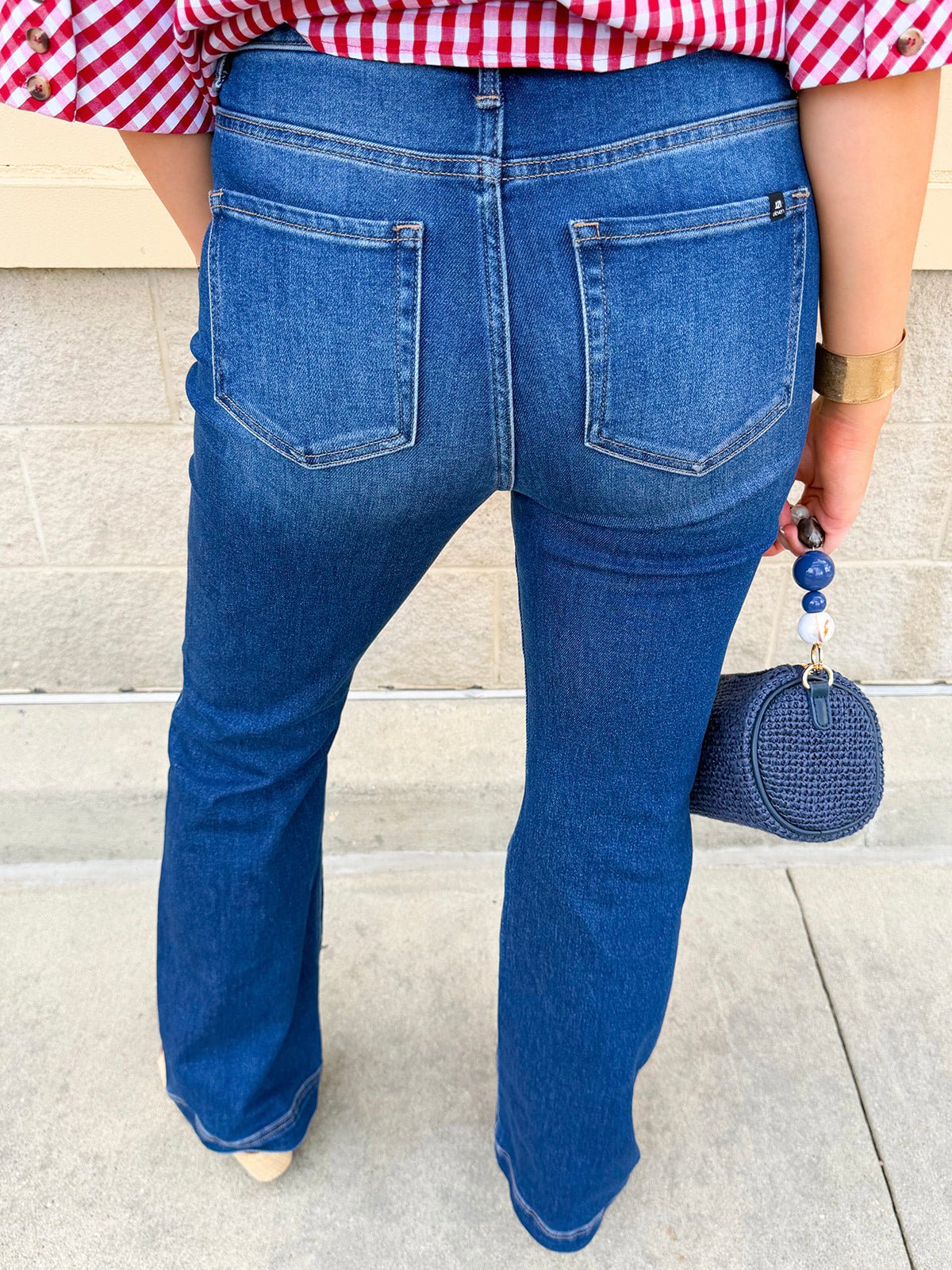[Risen] The Everyday High Rise Bootcut Jeans - The Pink Pineapple 850
