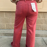 [Risen] The Fireside High Rise Wide Leg Jeans - The Pink Pineapple 850