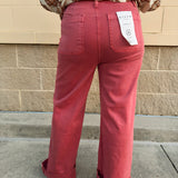 [Risen] The Fireside High Rise Wide Leg Jeans - The Pink Pineapple 850