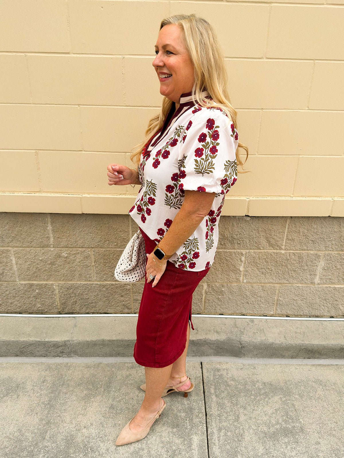 [Risen] The Mulled Wine Skirt - The Pink Pineapple 850