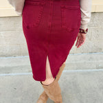 [Risen] The Mulled Wine Skirt - The Pink Pineapple 850