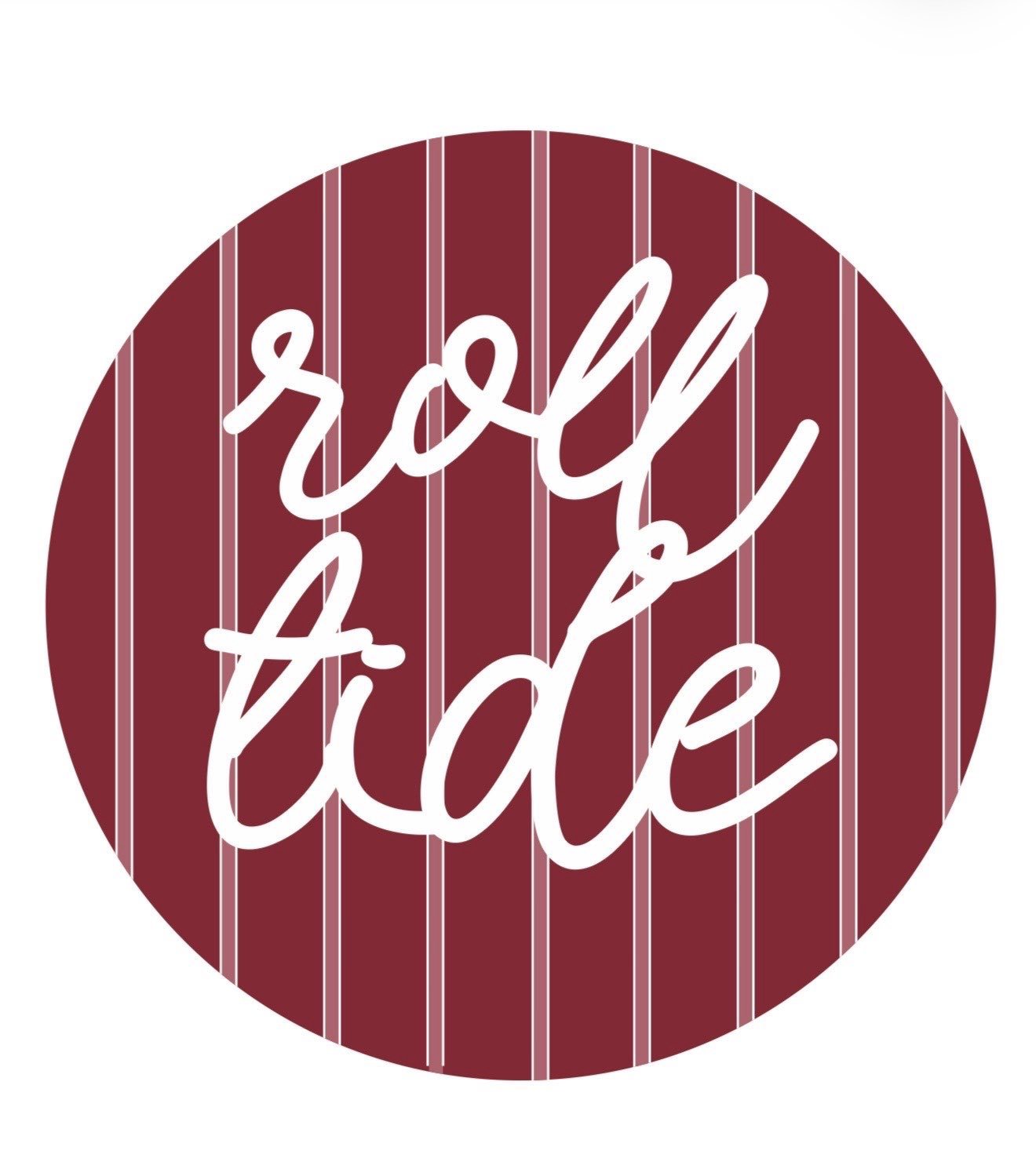 Roll Tide Gameday Button - The Pink Pineapple 850