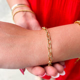 Rolo Chain Link Bracelet - The Pink Pineapple 850