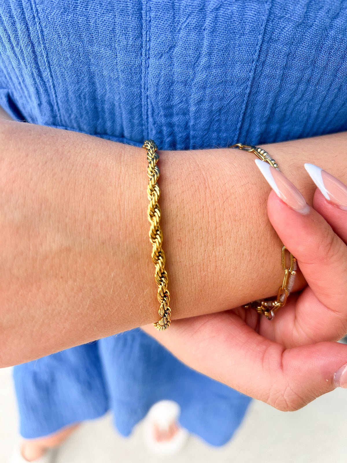 Rope Chain Bracelet - The Pink Pineapple 850