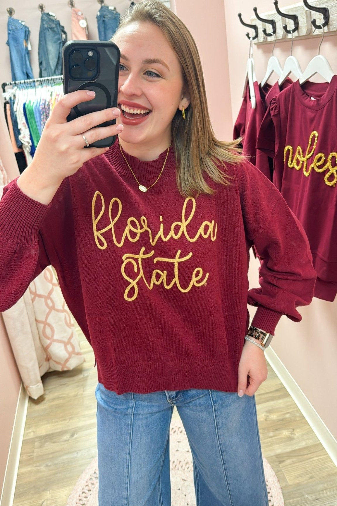 Rope Legacy Garnet Sweater - The Pink Pineapple 850