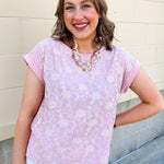 Rosé Garden Embroidered Blouse - The Pink Pineapple 850