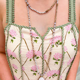 Rose Whimsy Beaded Necklace - The Pink Pineapple 850