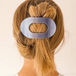 Round Flat Hair Clip | Large | Hampton Bay - The Pink Pineapple 850