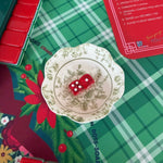 Ruby Red Mahjong Dice - The Pink Pineapple 850