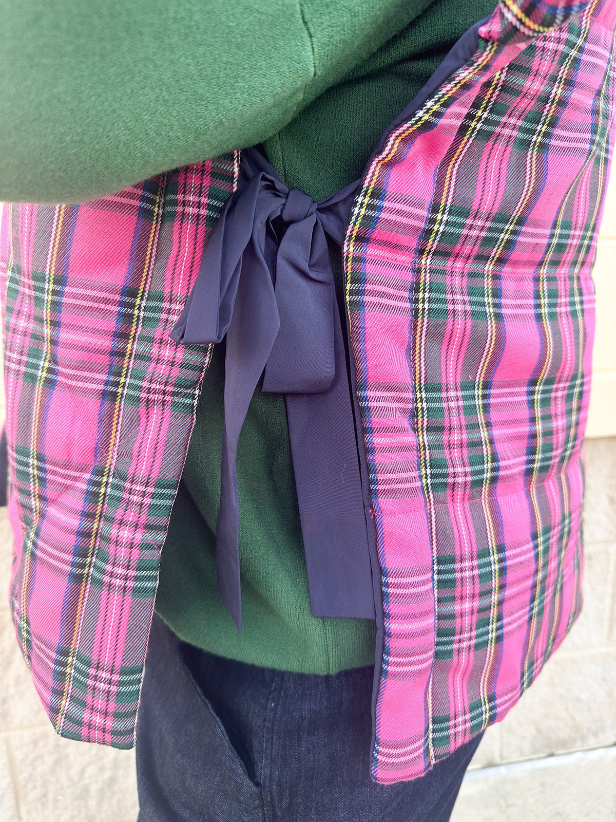 Ruffle & Ready Reversible Vest in Pink - The Pink Pineapple 850