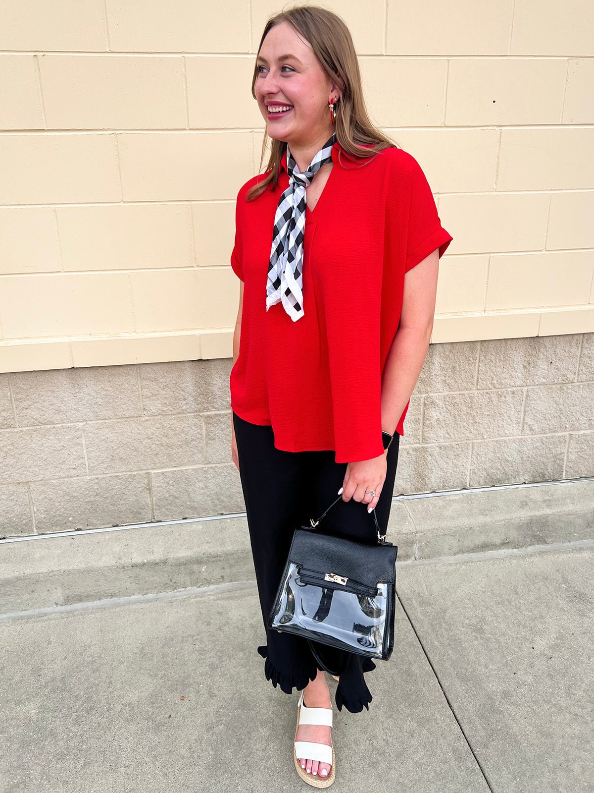 Ruffle Rendezvous High Rise Statement Pants in Black - The Pink Pineapple 850
