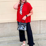 Ruffle Rendezvous High Rise Statement Pants in Black - The Pink Pineapple 850