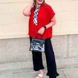 Ruffle Rendezvous High Rise Statement Pants in Black - The Pink Pineapple 850
