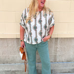 Sage Green Bootcut Pants - The Pink Pineapple 850