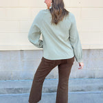Sage Signature Blouse - The Pink Pineapple 850
