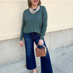 Sage Stitch and Story Knit Sweater - The Pink Pineapple 850