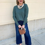 Sage Stitch and Story Knit Sweater - The Pink Pineapple 850