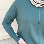 Sage Stitch and Story Knit Sweater - The Pink Pineapple 850