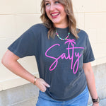 Salty Palm Graphic Tee - The Pink Pineapple 850