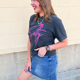 Salty Palm Graphic Tee - The Pink Pineapple 850