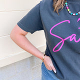Salty Palm Graphic Tee - The Pink Pineapple 850