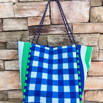 Samba Tote Navy - Large - The Pink Pineapple 850