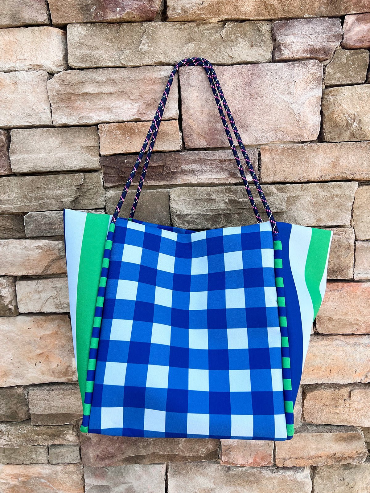 Samba Tote Navy - Large - The Pink Pineapple 850