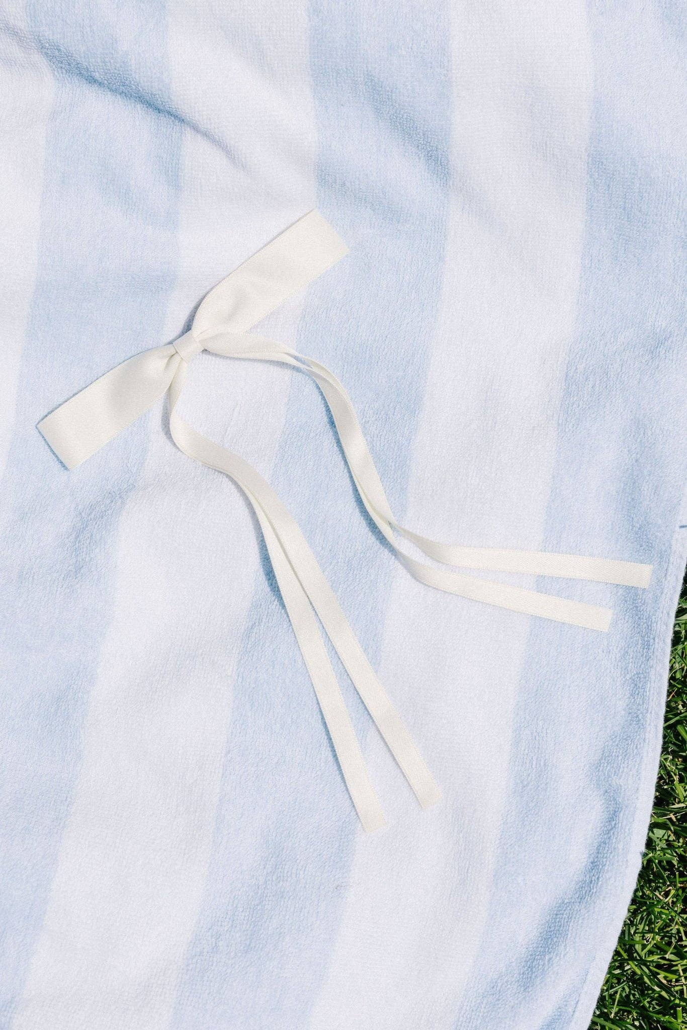 Satin Ribbon Long Bow Clip - The Pink Pineapple 850