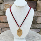 Saturday Kickoff Necklace – Black & Red - The Pink Pineapple 850
