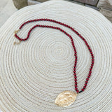 Saturday Kickoff Necklace – Black & Red - The Pink Pineapple 850