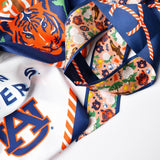 [Saturday Silks] Auburn Gameday Skinny Scarf - The Pink Pineapple 850
