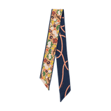 [Saturday Silks] Auburn Gameday Skinny Scarf - The Pink Pineapple 850