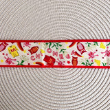 [Saturday Silks] Chi Omega Skinny Scarf - The Pink Pineapple 850