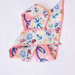 [Saturday Silks] Delta Gamma Skinny Scarf - The Pink Pineapple 850