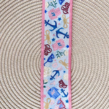 [Saturday Silks] Delta Gamma Skinny Scarf - The Pink Pineapple 850