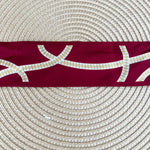 [Saturday Silks] Florida State Gameday Skinny Scarf - The Pink Pineapple 850