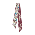 [Saturday Silks] Florida State Gameday Skinny Scarf - PREORDER - The Pink Pineapple 850