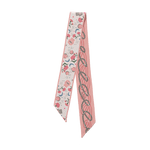 [Saturday Silks] Gamma Phi Beta Skinny Scarf - The Pink Pineapple 850