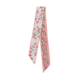 [Saturday Silks] Gamma Phi Beta Skinny Scarf - The Pink Pineapple 850