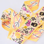 [Saturday Silks] Kappa Alpha Theta Skinny Scarf - The Pink Pineapple 850