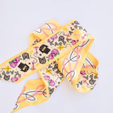 [Saturday Silks] Kappa Alpha Theta Skinny Scarf - The Pink Pineapple 850