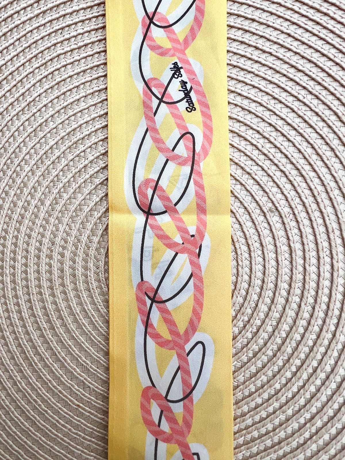 [Saturday Silks] Kappa Alpha Theta Skinny Scarf - The Pink Pineapple 850