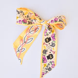 [Saturday Silks] Kappa Alpha Theta Skinny Scarf - The Pink Pineapple 850