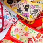 [Saturday Silks] Kappa Alpha Theta Skinny Scarf - The Pink Pineapple 850