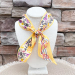 [Saturday Silks] Kappa Alpha Theta Skinny Scarf - The Pink Pineapple 850