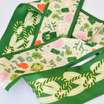 [Saturday Silks] Kappa Delta Skinny Scarf - The Pink Pineapple 850