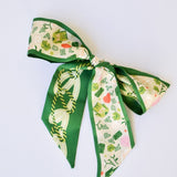 [Saturday Silks] Kappa Delta Skinny Scarf - The Pink Pineapple 850