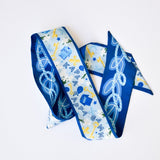 [Saturday Silks] Kappa Kappa Gamma Skinny Scarf - The Pink Pineapple 850