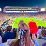 [Saturday Silks] Ole Miss Gameday Skinny Scarf - The Pink Pineapple 850