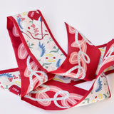 [Saturday Silks] Pi Beta Phi Skinny Scarf - The Pink Pineapple 850